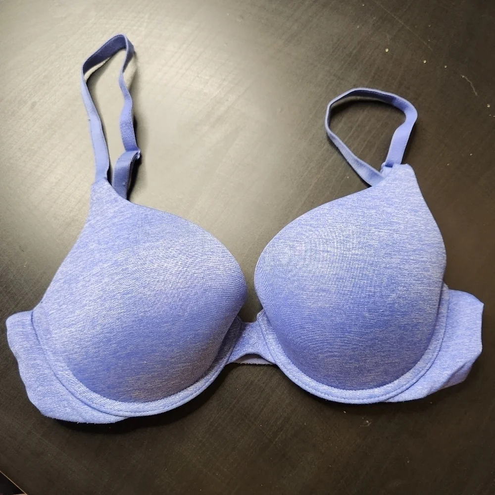 Victoria's Secret 32C Blue Padded Perfect Coverage